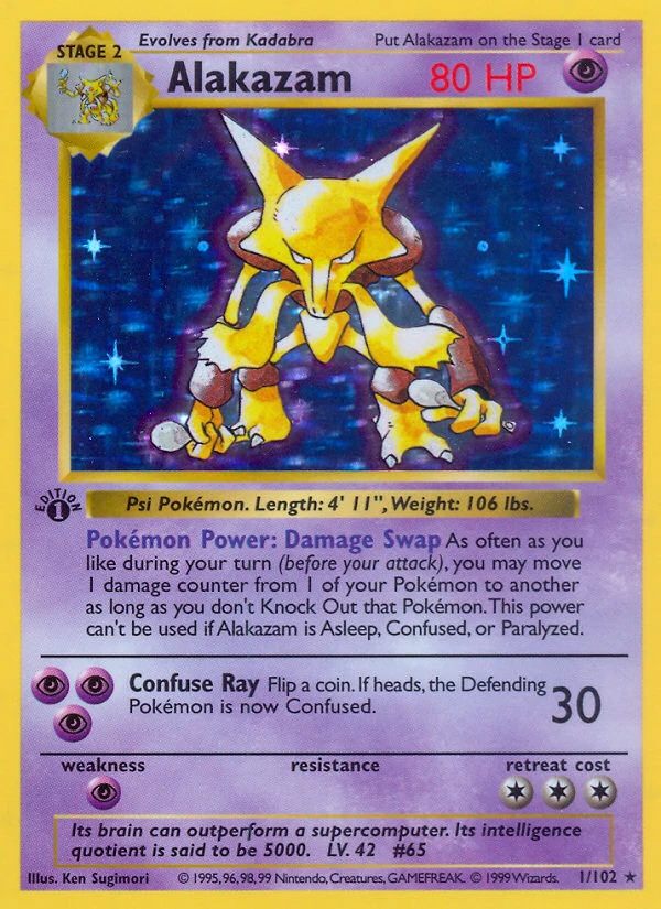 Alakazam – Base 1