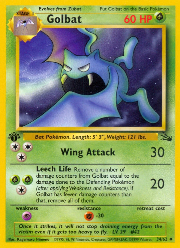 Golbat – Fossil 34
