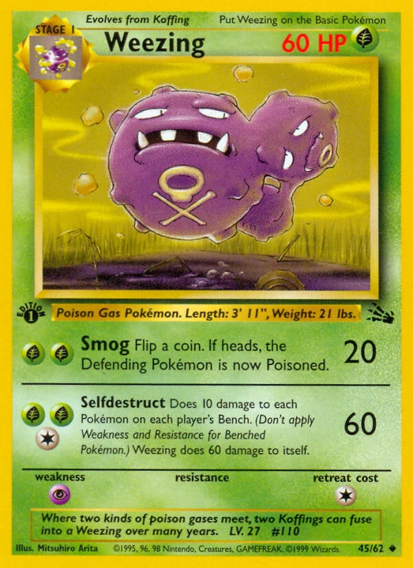 Weezing – Fossil 45