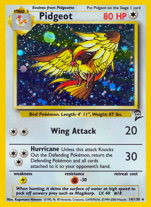 Pidgeot – Base Set 2 14