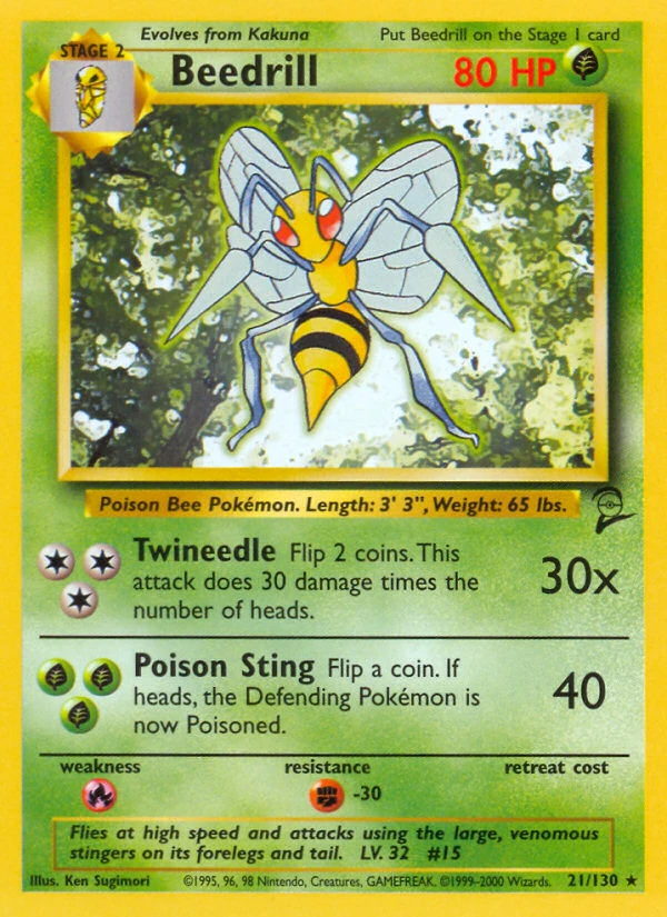 Beedrill – Base Set 2 21
