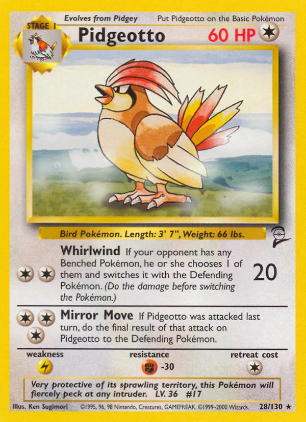 Pidgeotto – Base Set 2 28
