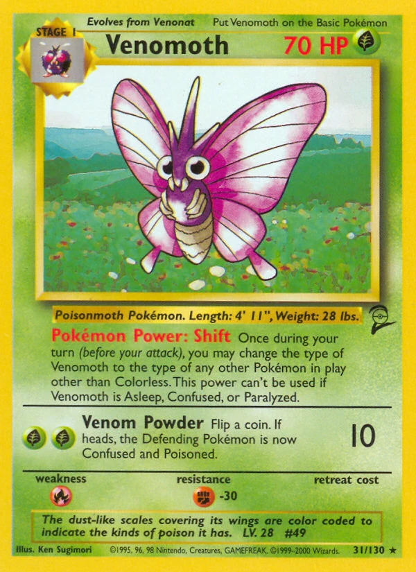 Venomoth – Base Set 2 31