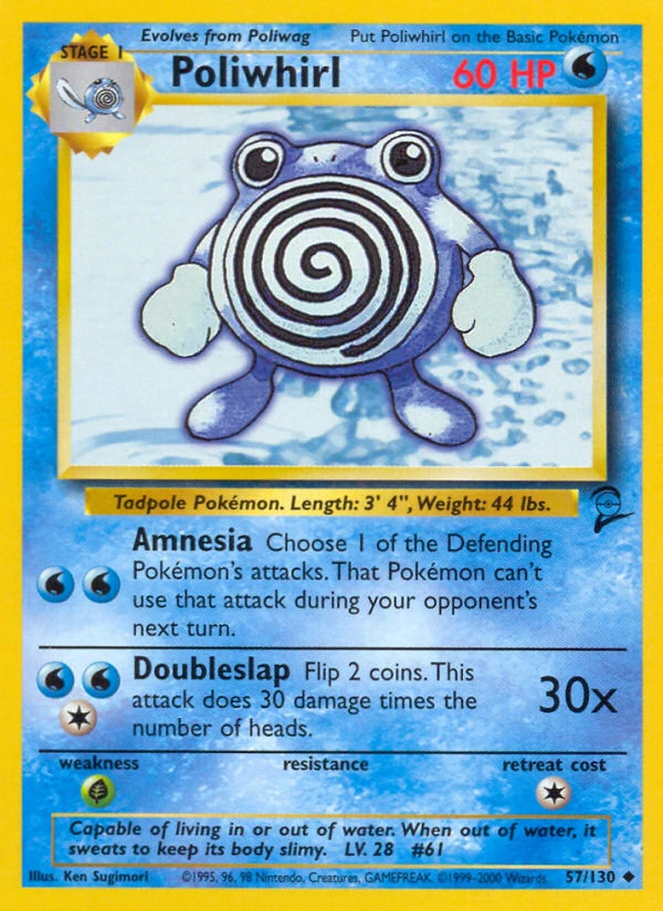 Poliwhirl – Base Set 2 57