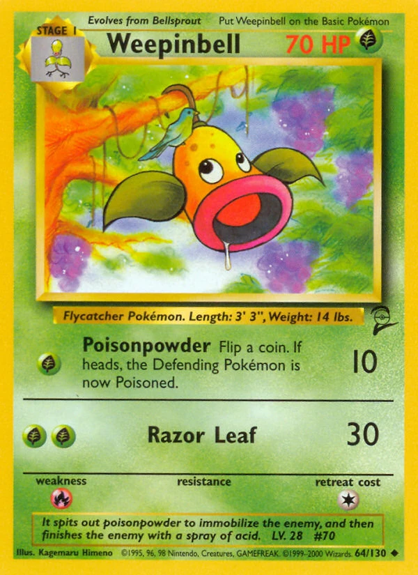 Weepinbell – Base Set 2 64