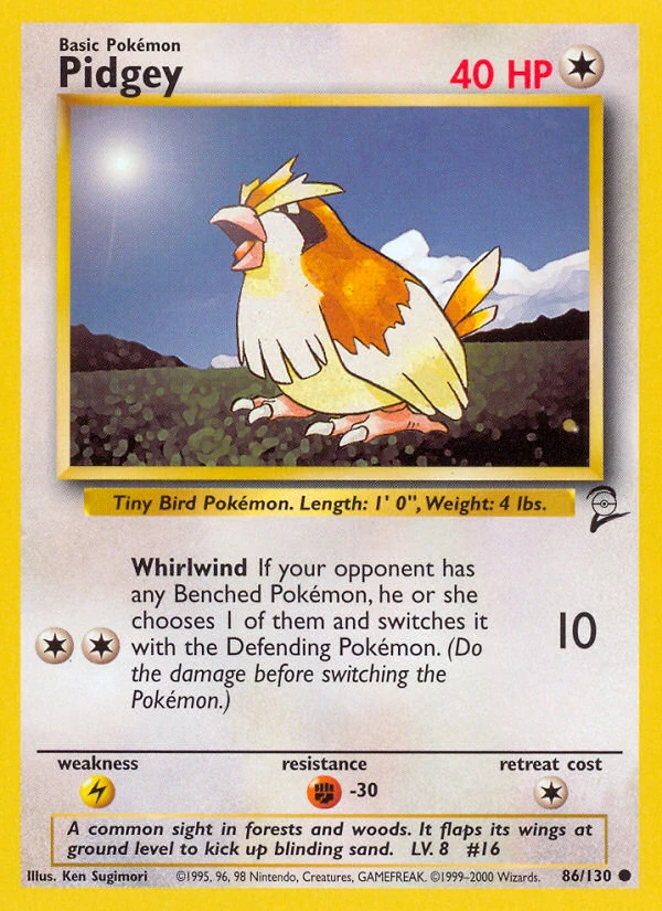 Pidgey – Base Set 2 86