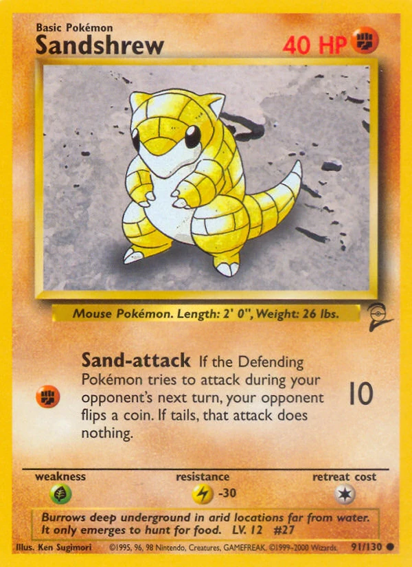 Sandshrew – Base Set 2 91