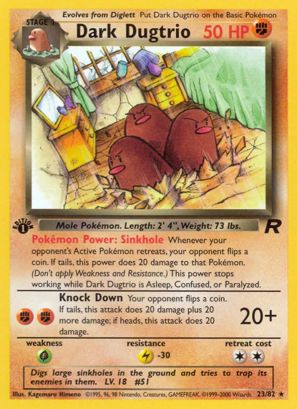 Dark Dugtrio – Team Rocket 23