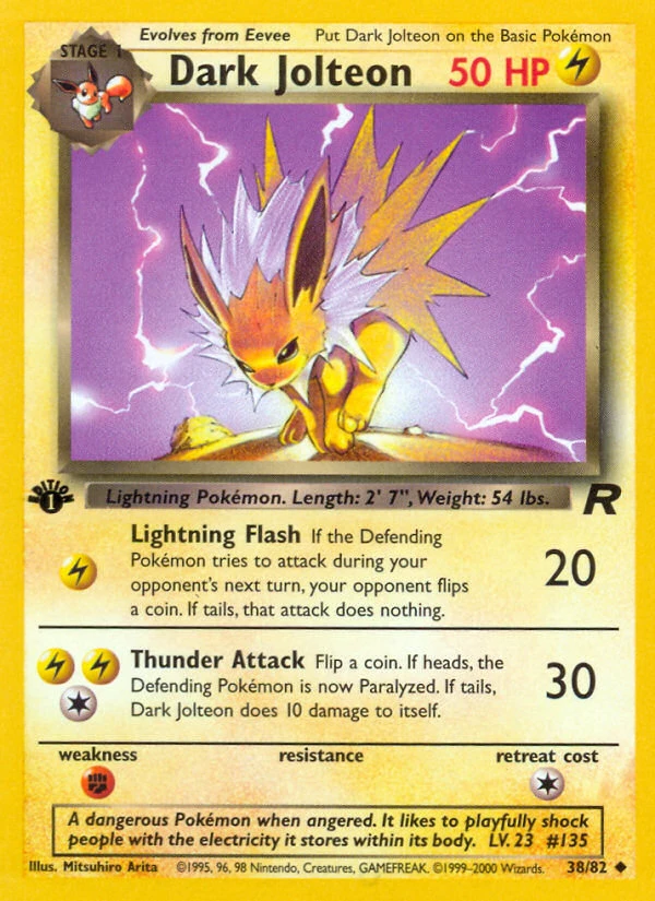 Dark Jolteon – Team Rocket 38