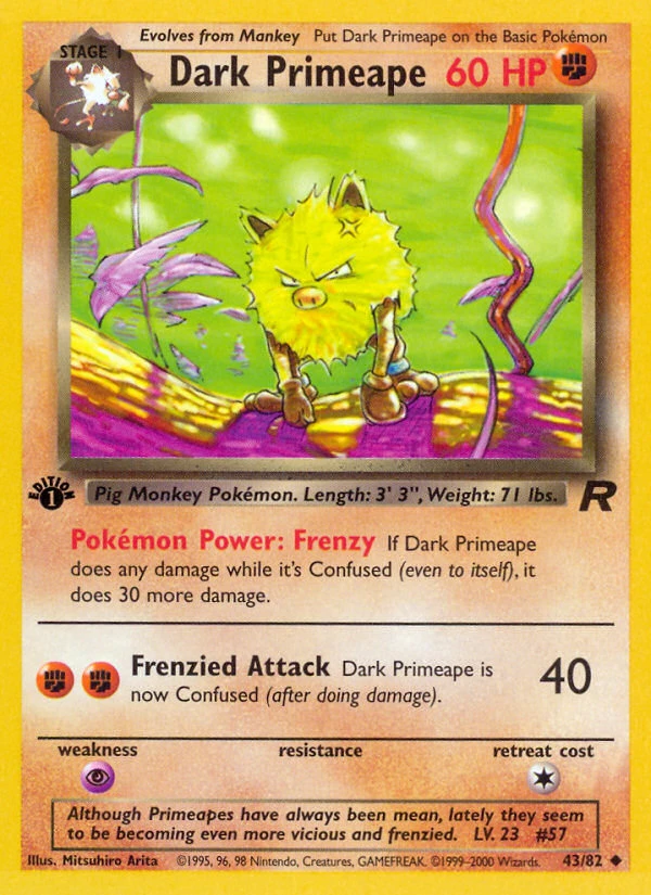 Dark Primeape – Team Rocket 43