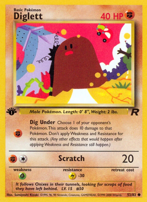 Diglett – Team Rocket 52
