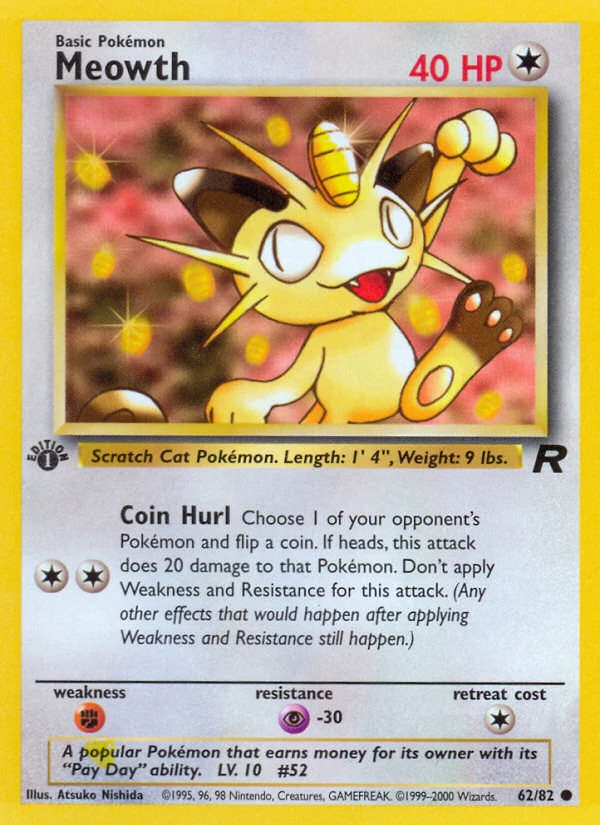 Meowth – Team Rocket 62