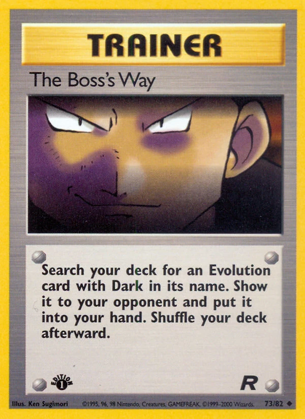 The Boss's Way – Team Rocket 73