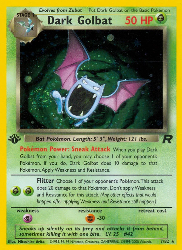 Dark Golbat – Team Rocket 7