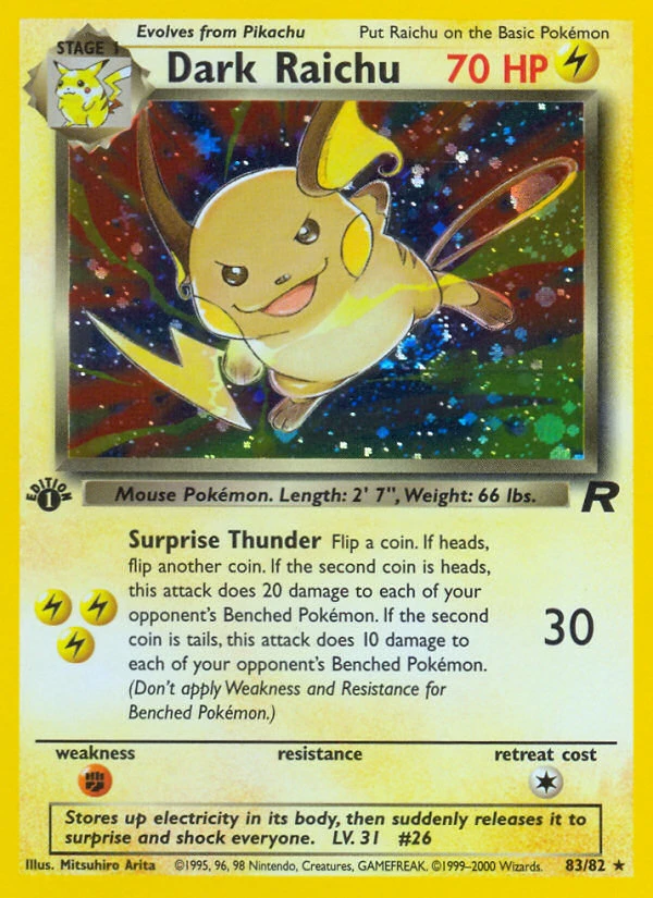 Dark Raichu – Team Rocket 83