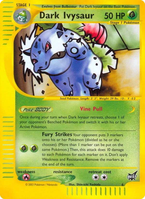 Dark Ivysaur – Best of game 6