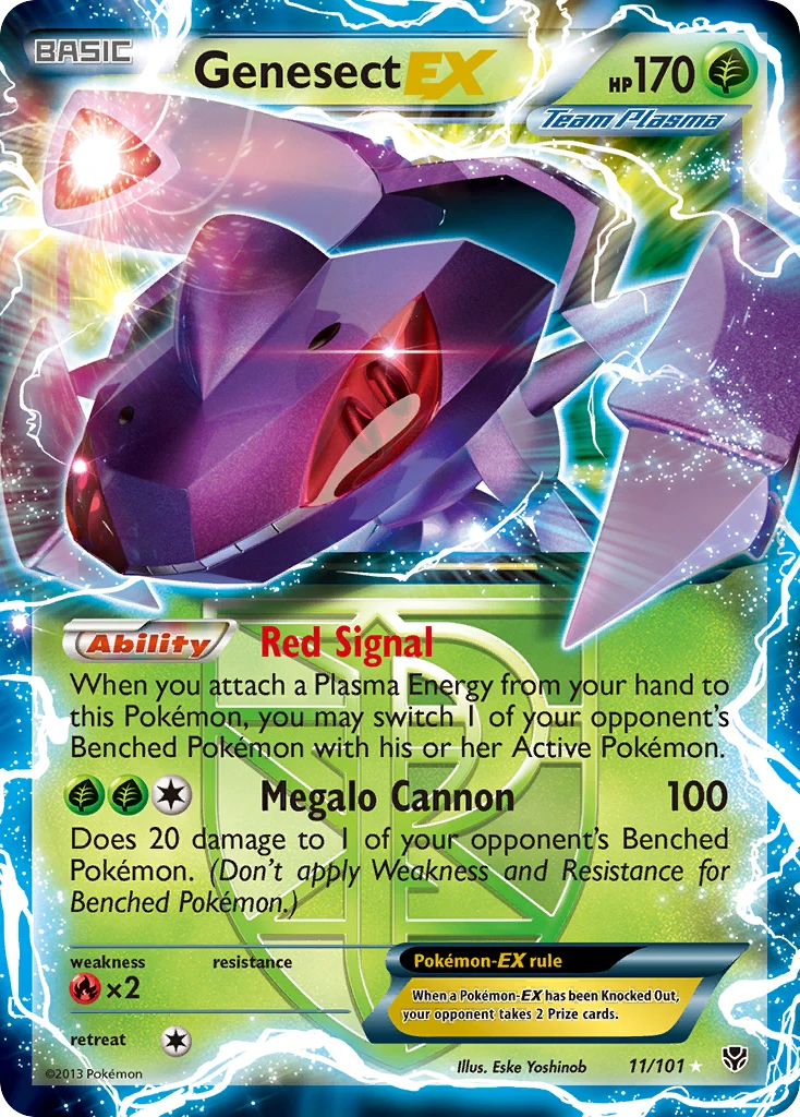 Genesect-EX – Plasma Blast 11
