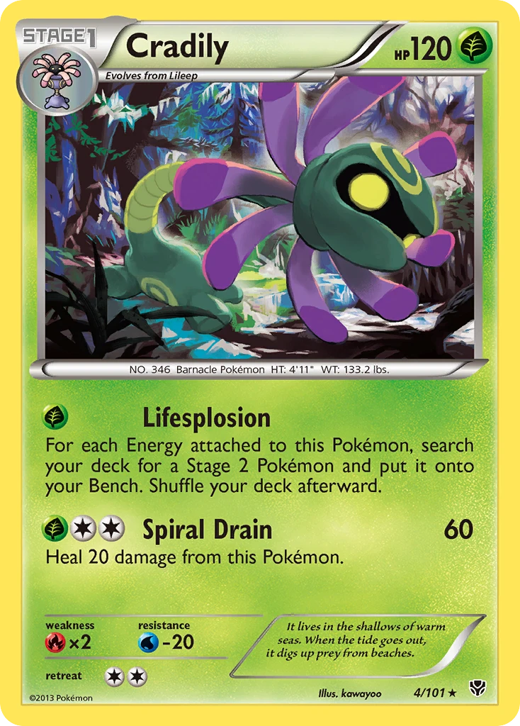 Cradily – Plasma Blast 4