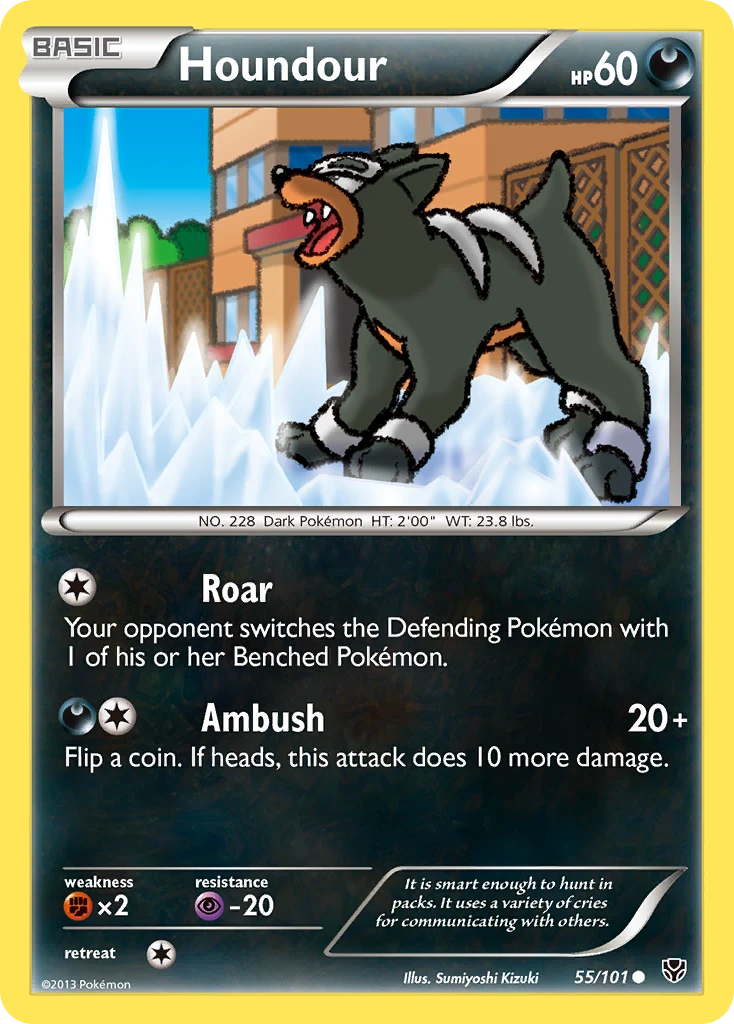 Houndour – Plasma Blast 55