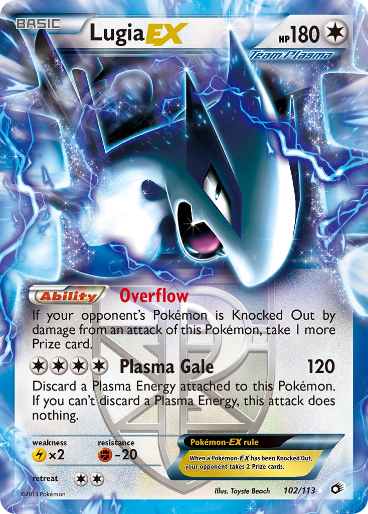 Lugia-EX – Legendary Treasures 102
