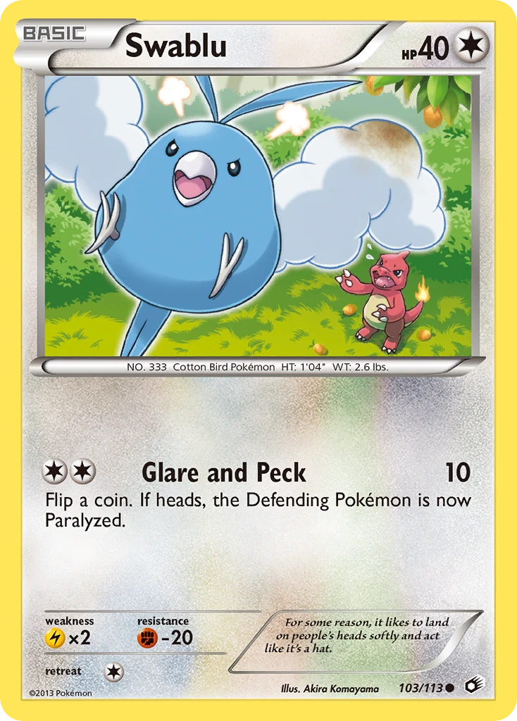 Swablu – Legendary Treasures 103