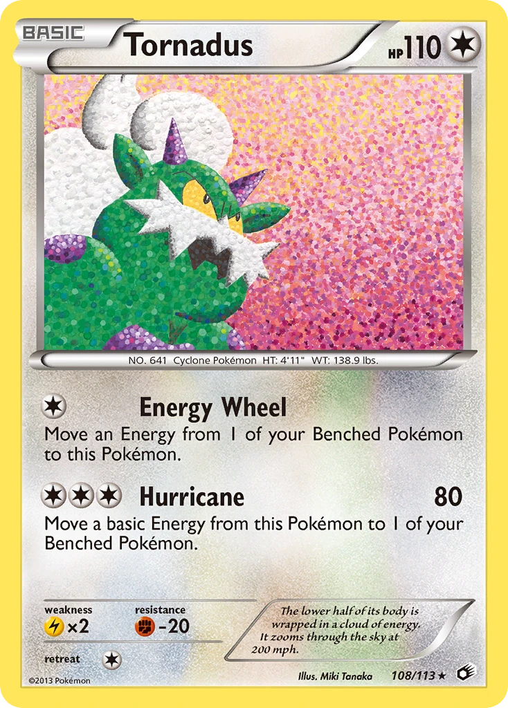 Tornadus – Legendary Treasures 108