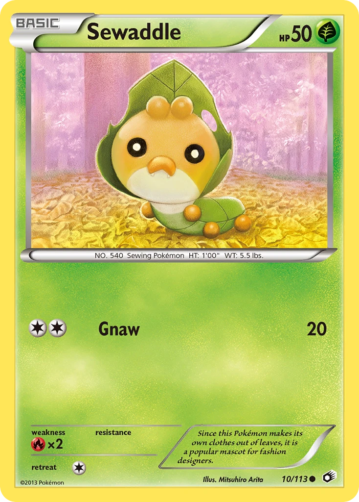 Sewaddle – Legendary Treasures 10