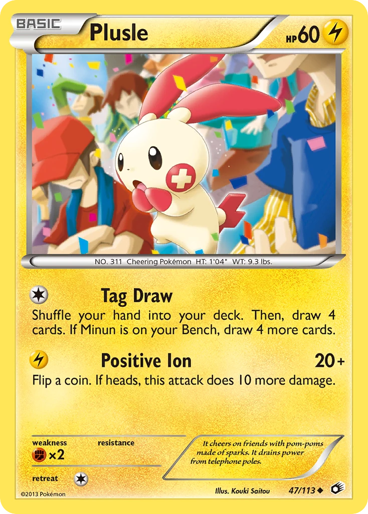 Plusle – Legendary Treasures 47