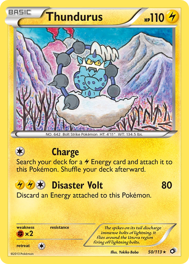Thundurus – Legendary Treasures 50