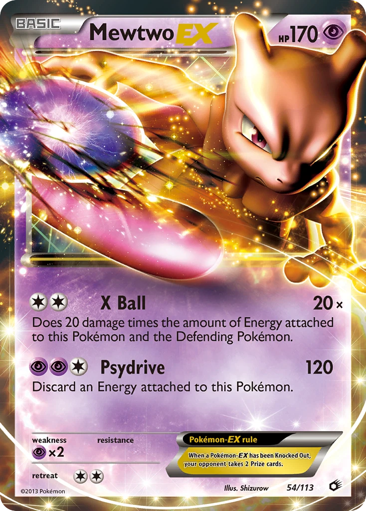 Mewtwo-EX – Legendary Treasures 54