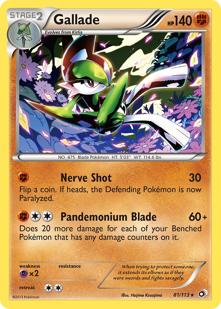 Gallade – Legendary Treasures 81