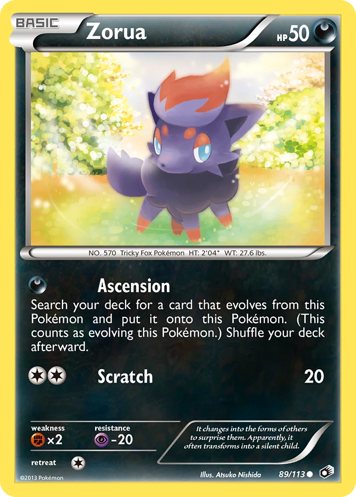 Zorua – Legendary Treasures 89