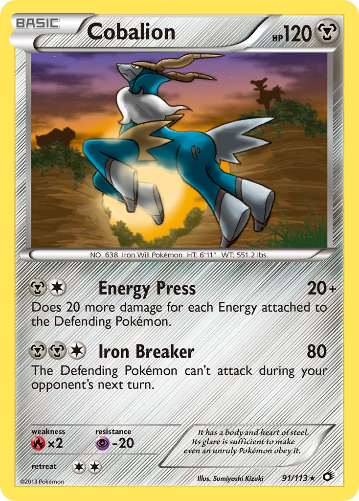 Cobalion – Legendary Treasures 91
