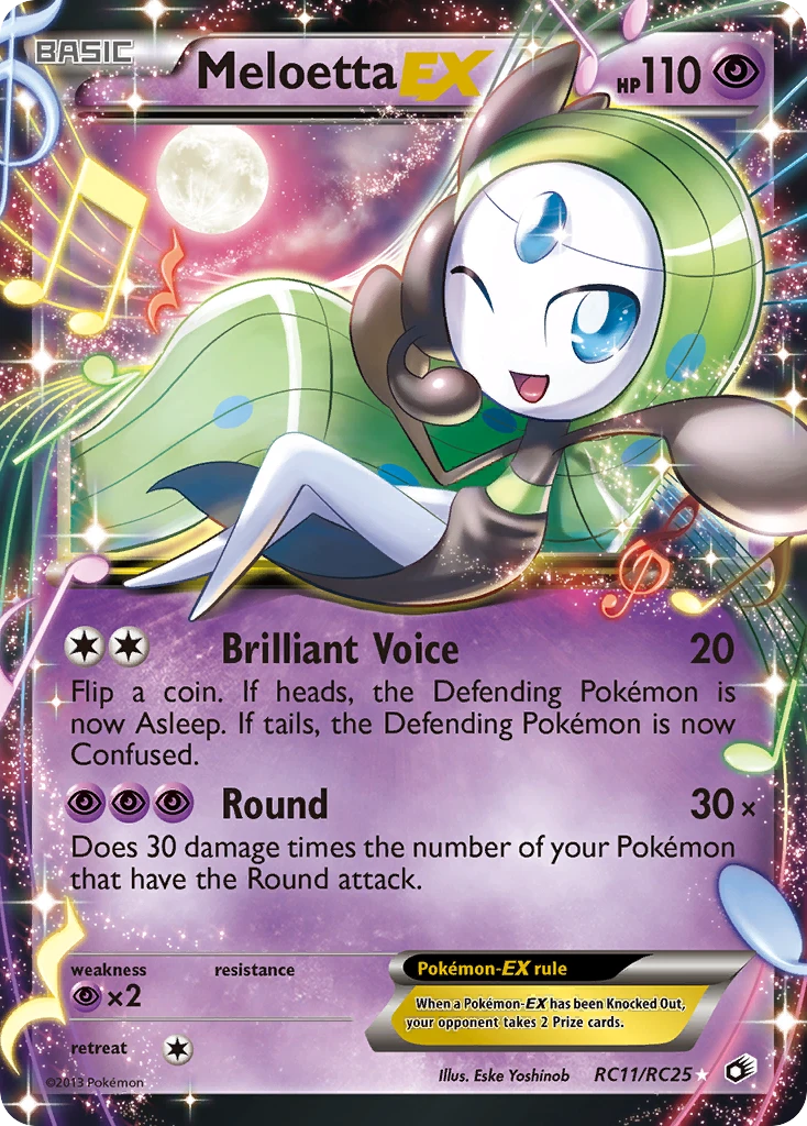 Meloetta-EX – Legendary Treasures RC11