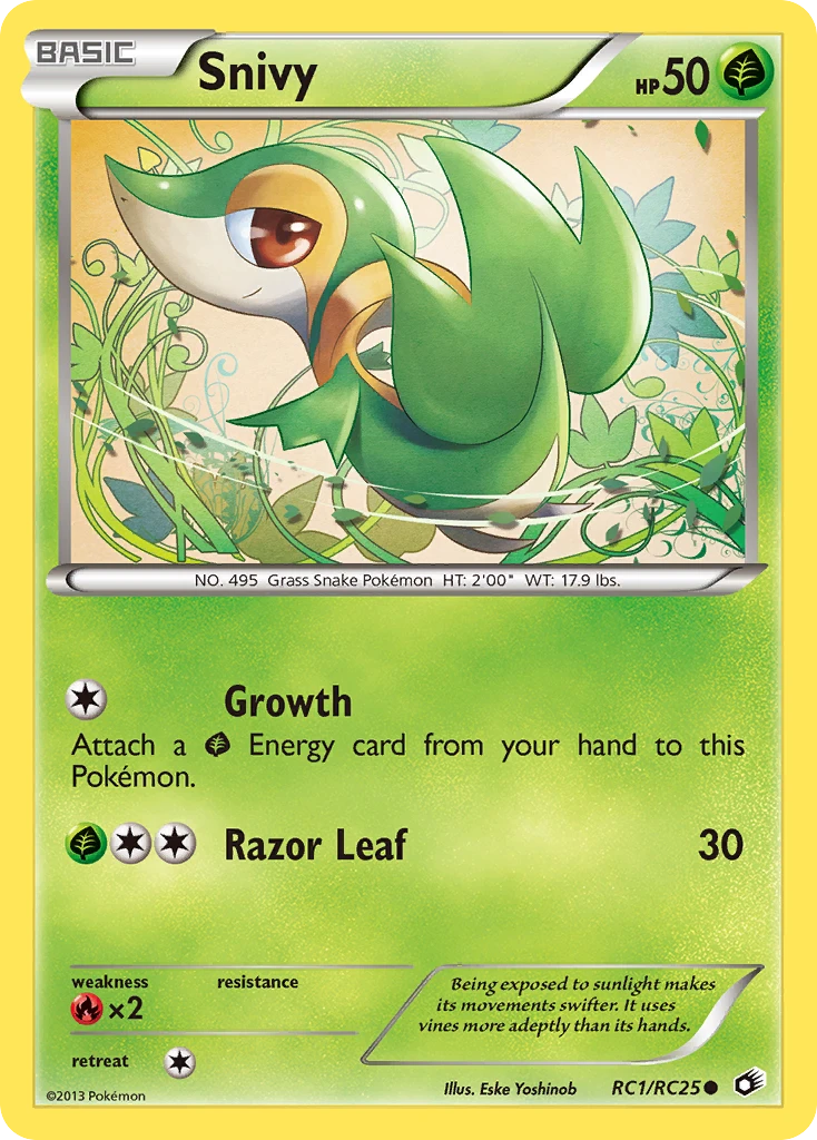 Snivy – Legendary Treasures RC1
