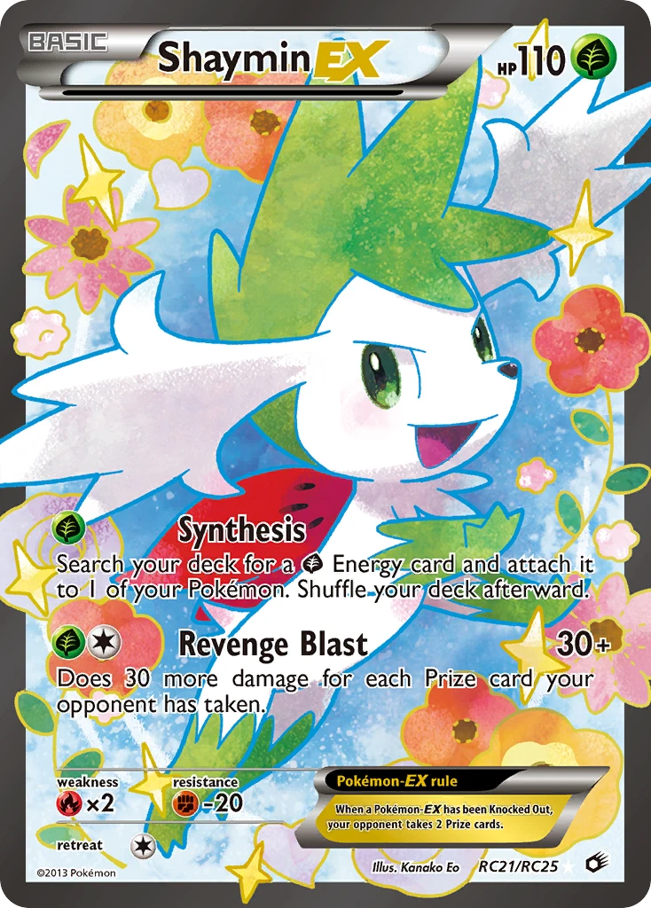 Shaymin-EX – Legendary Treasures RC21