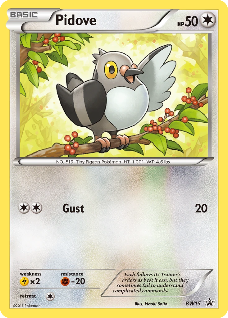 Pidove – BW Black Star Promos BW15