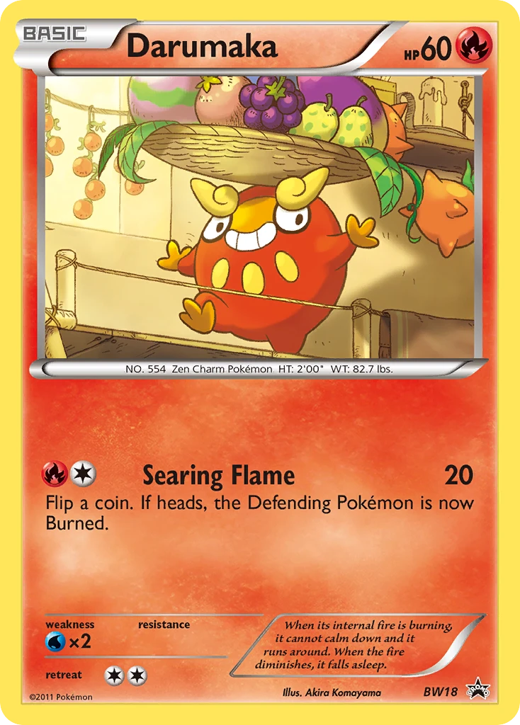Darumaka – BW Black Star Promos BW18