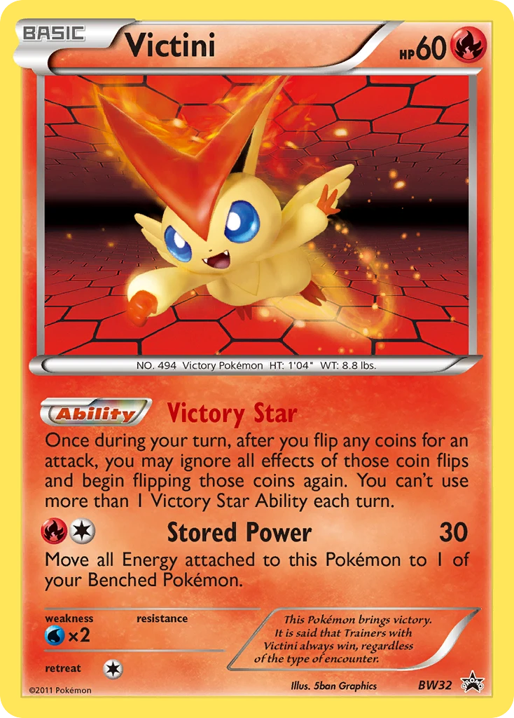 Victini – BW Black Star Promos BW32