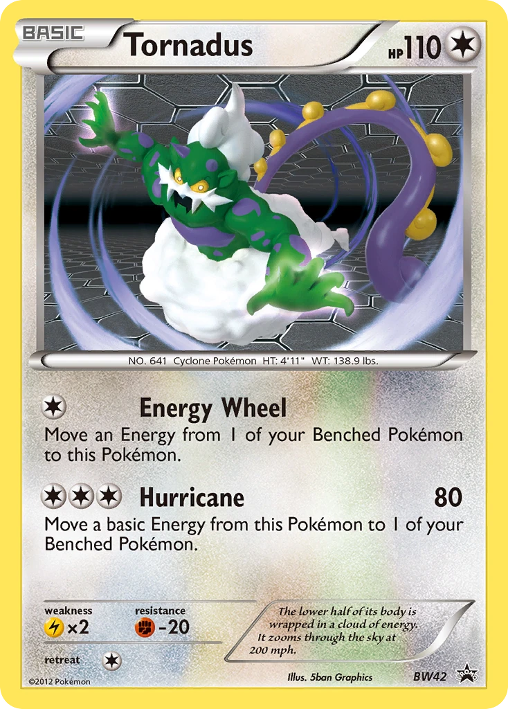 Tornadus – BW Black Star Promos BW42