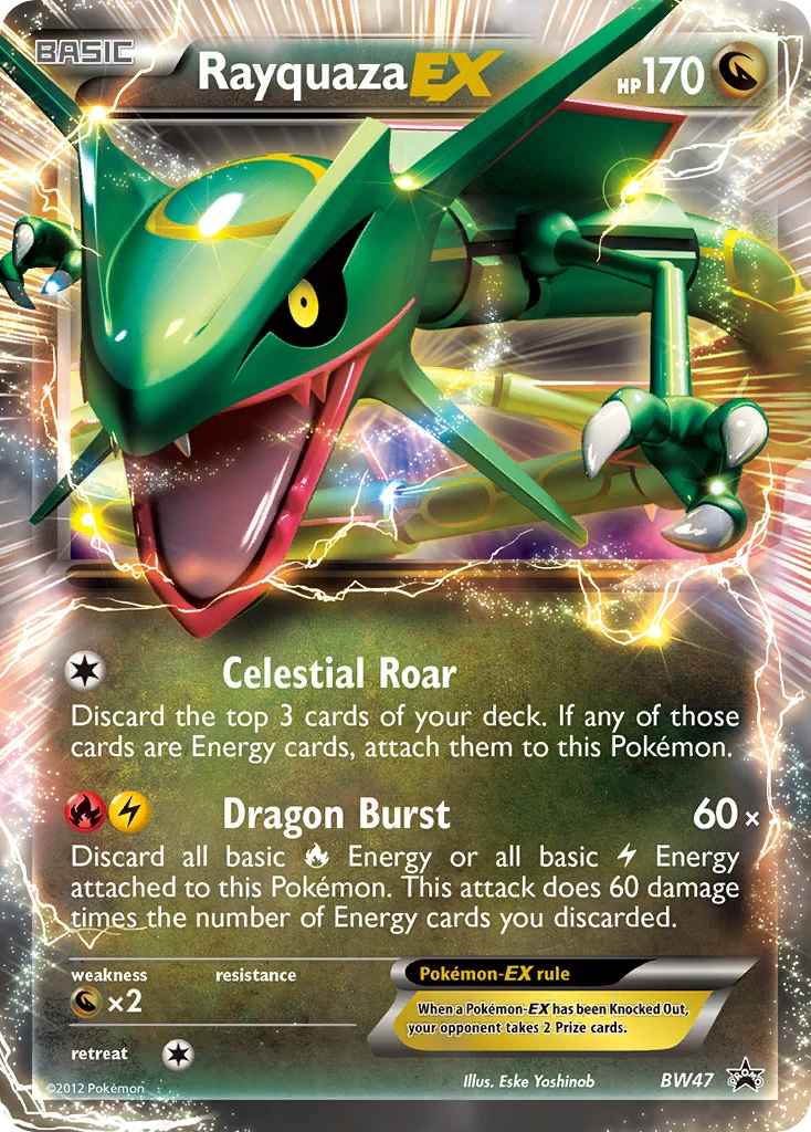 Rayquaza-EX – BW Black Star Promos BW47