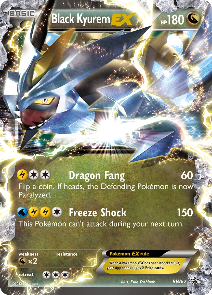 Black Kyurem-EX – BW Black Star Promos BW62