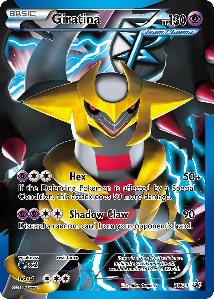 Giratina – BW Black Star Promos BW74