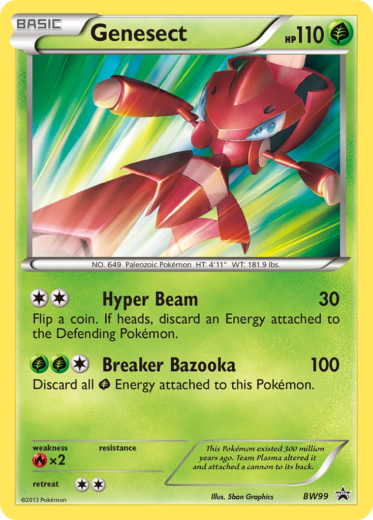 Genesect – BW Black Star Promos BW99