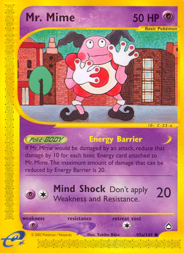 Mr. Mime – Aquapolis 95b