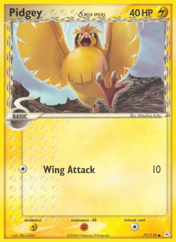 Pidgey δ – Holon Phantoms 77