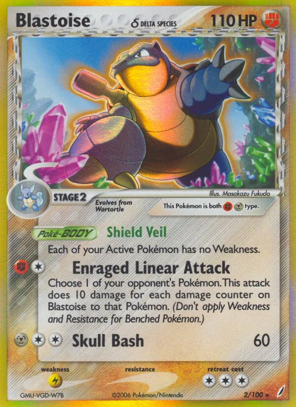 Blastoise δ – Crystal Guardians 2