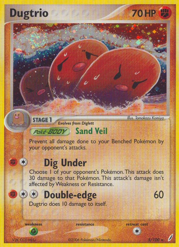 Dugtrio – Crystal Guardians 5