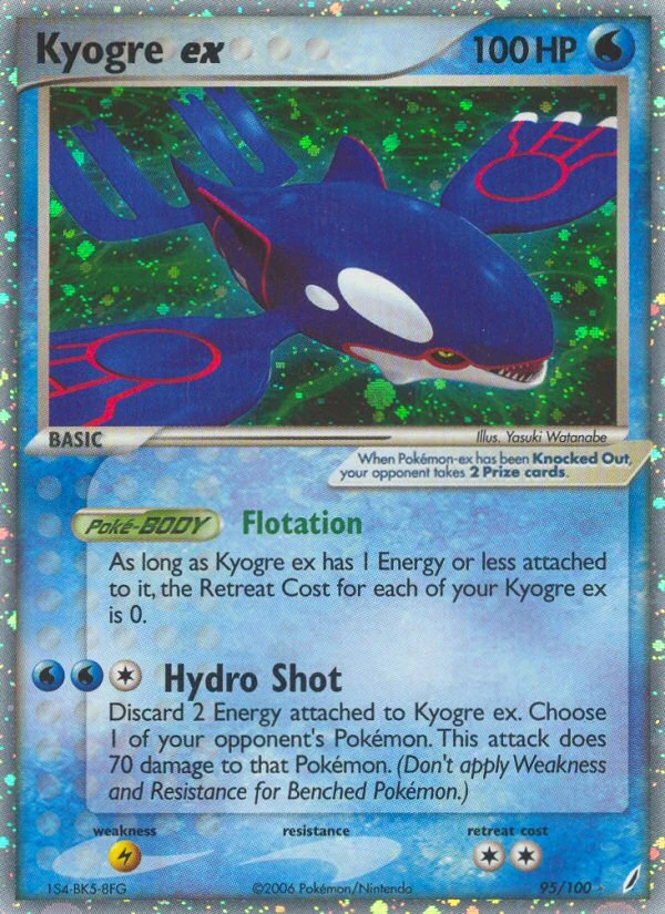 Kyogre ex – Crystal Guardians 95