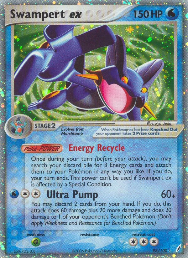 Swampert ex – Crystal Guardians 98